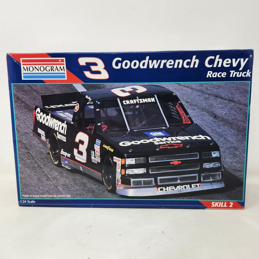 Monogram 1:24 #3 Goodwrench Chevy Race Truck Model Kit 2458 Mike Skinner 1996